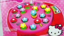 Hello Kitty Game Lets Pick Flowers~Unboxing and Review Hello Kitty Toys
