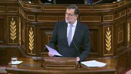 Rajoy cierra su discurso considerando un "bluf" la actuación de Sánchez