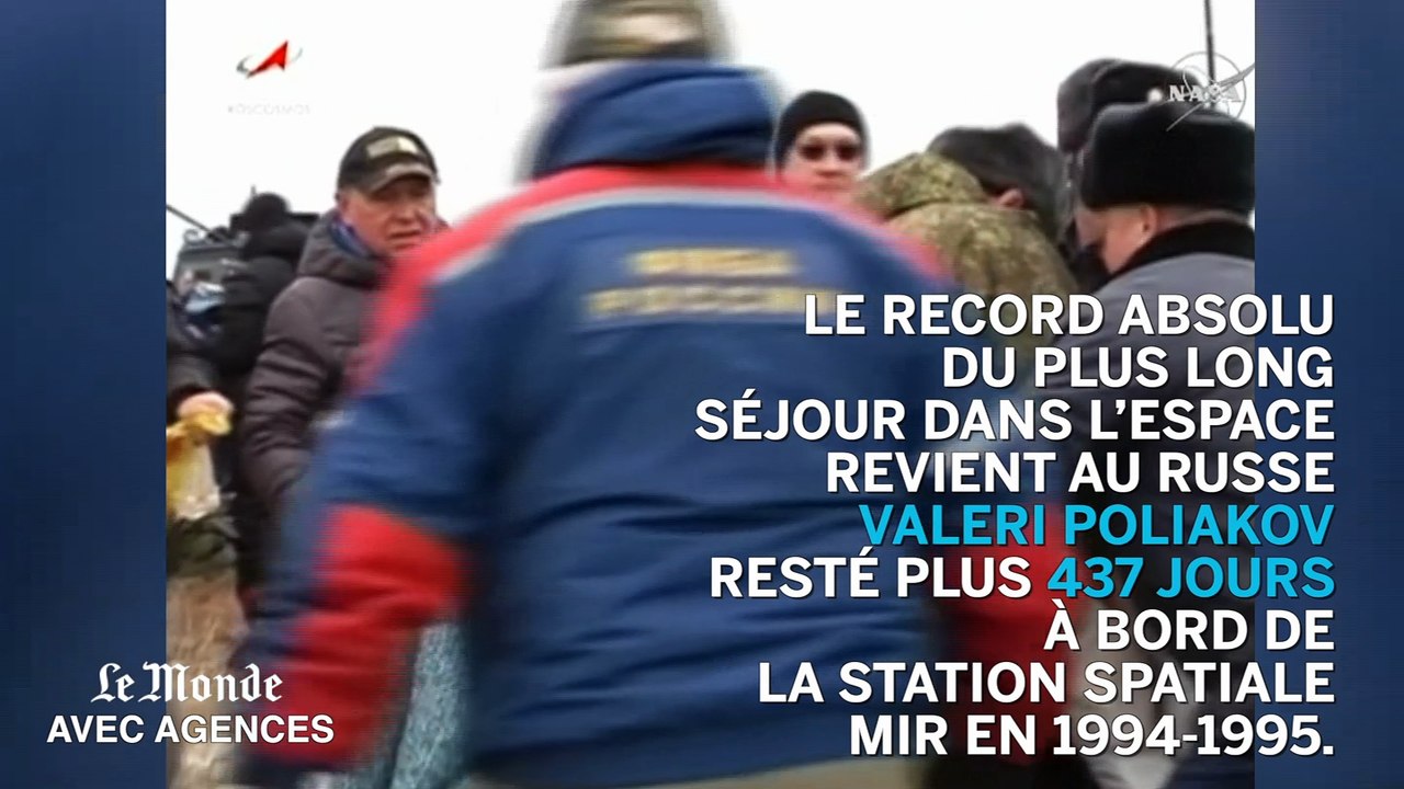 Trois astronautes de l'ISS de retour sur Terre