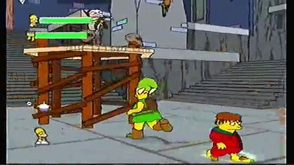 Lets Play The Simpsons Game part 17 - Dungeons
