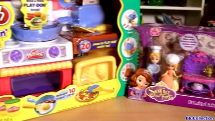 Play Doh Meal Making Kitchen with Disney Sofia the First DC Super Cocinita PlayDough by ToyCollector