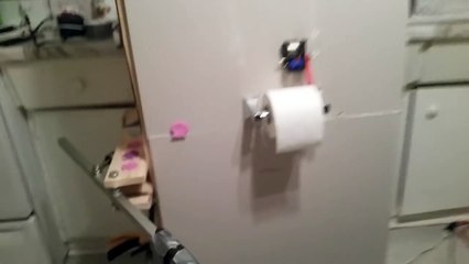 Useless toilet paper machine