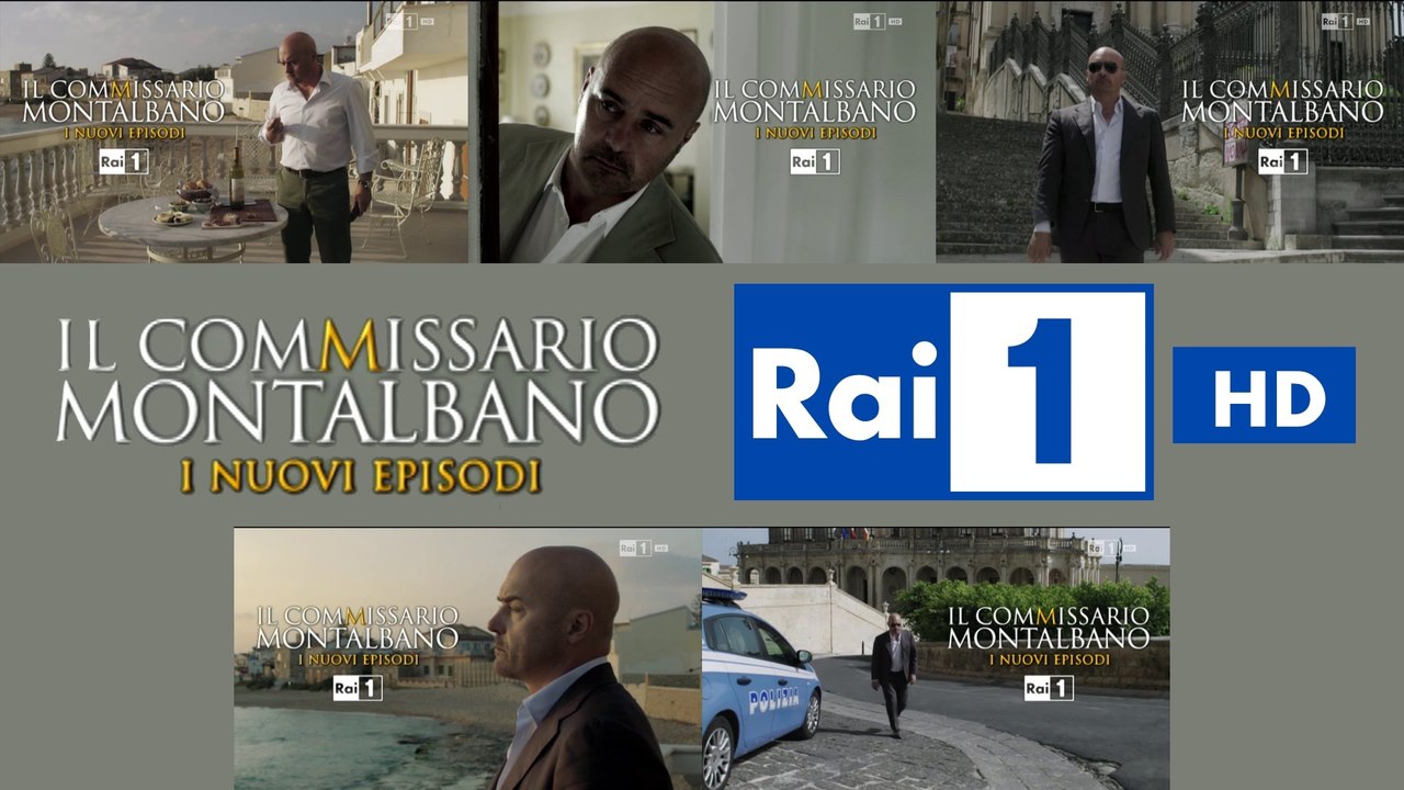 Rai 1 HD - Bumper "Il Commissario Montalbano" - Raccolta completa (2016)