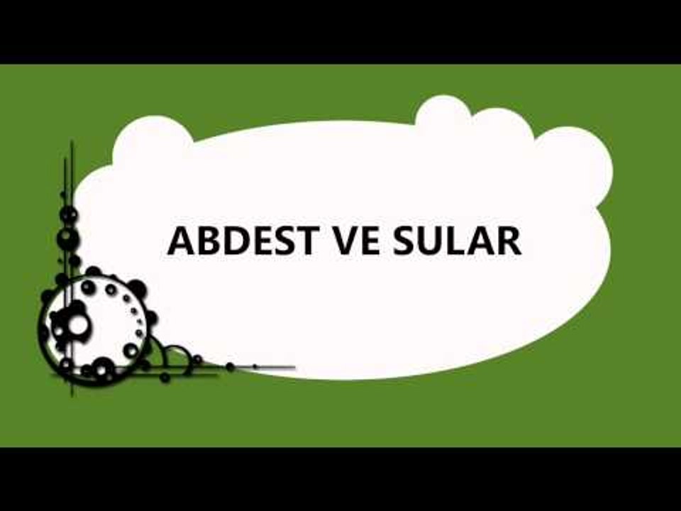 Abdest ve Sular - Sorularla İslamiyet