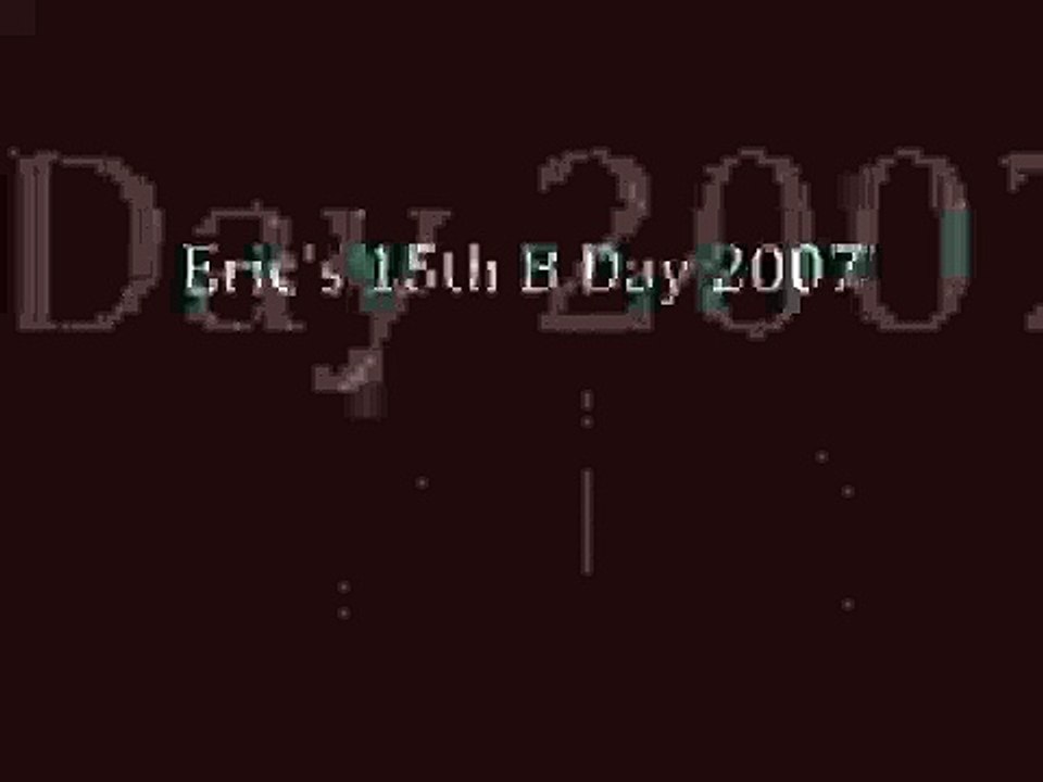 Eric's Birthday 2007