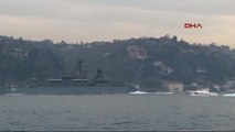Bir Rus Savaş Gemisi Daha Boğaz'dan Geniş Güvenlik Önlemleri Altında Geçti