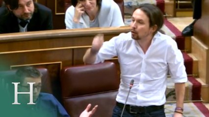 Pablo Iglesias: "Cuídese de González, que tiene el pasado manchado de cal viva"