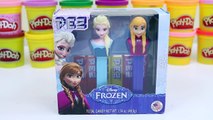 Disney Frozen Pez Candy Princess Anna & Queen Elsa and Frozen FashEms Surprise Toys Unwrapping!