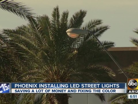 Phoenix street lights going LED