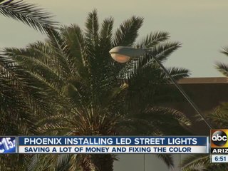 Phoenix street lights going LED