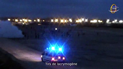 Scènes de guerre à Calais - 29 février 2016 - Migrants