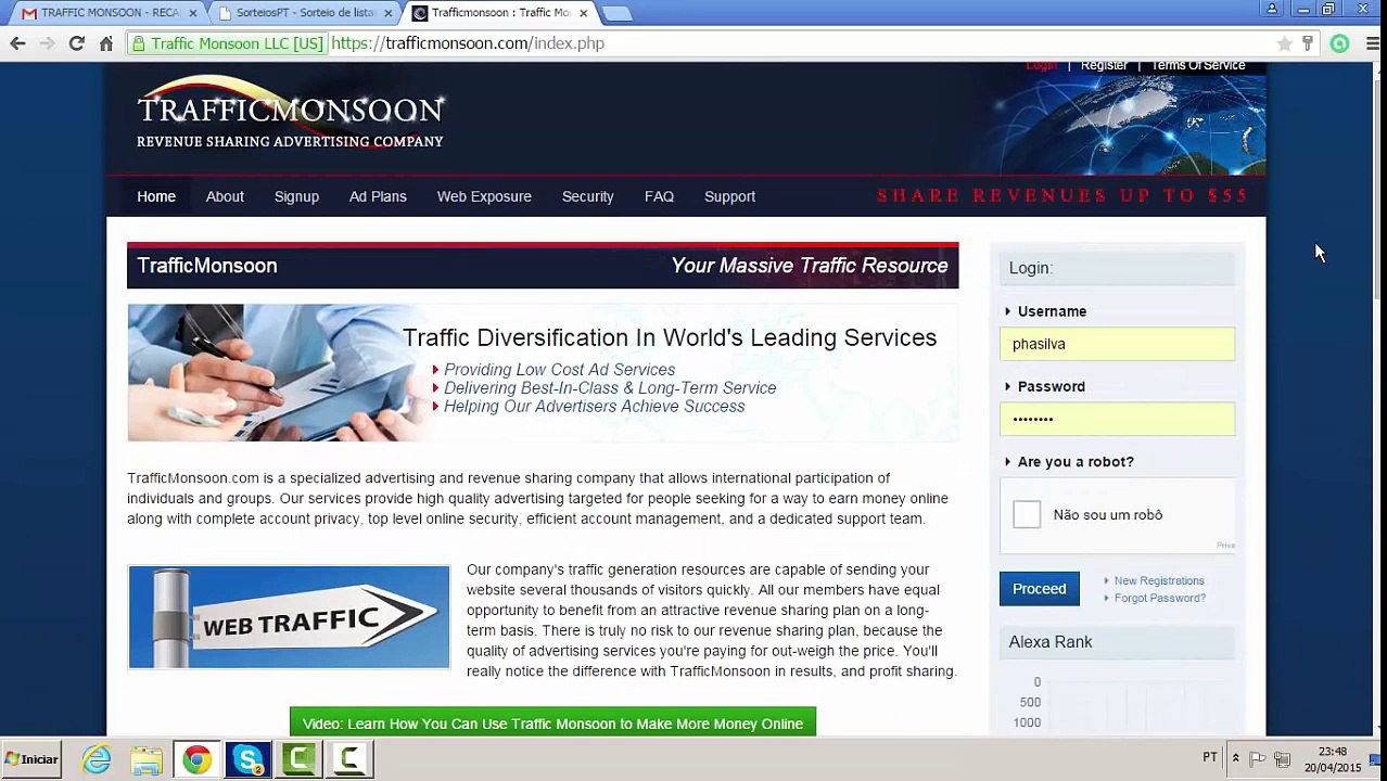 TRAFFIC MONSOON- EXPLICAÇÃO COMPLETA DE COMO FUNCIONA E POR QUE PAGA NA HORA SEM RESTRIÇÃO!