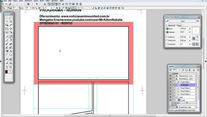 Meu Primeiro Personagem em Mangá - Ndraw