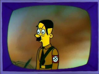 Itchy & Scratchy vs Adolf Hitler