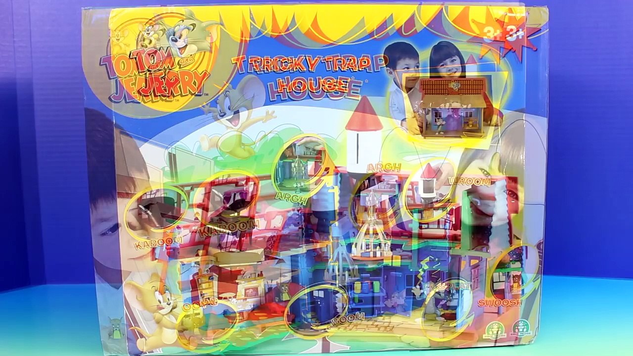 Tom And Jerry Tricky Trap House Playset Game Of Cat And Mouse