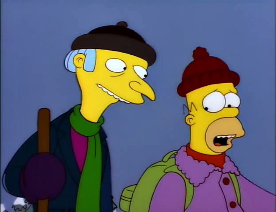 Mountain of Madness Mr. Burns on Cheating