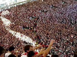 Ambiance Stuttgart - Cottbus lors du titre