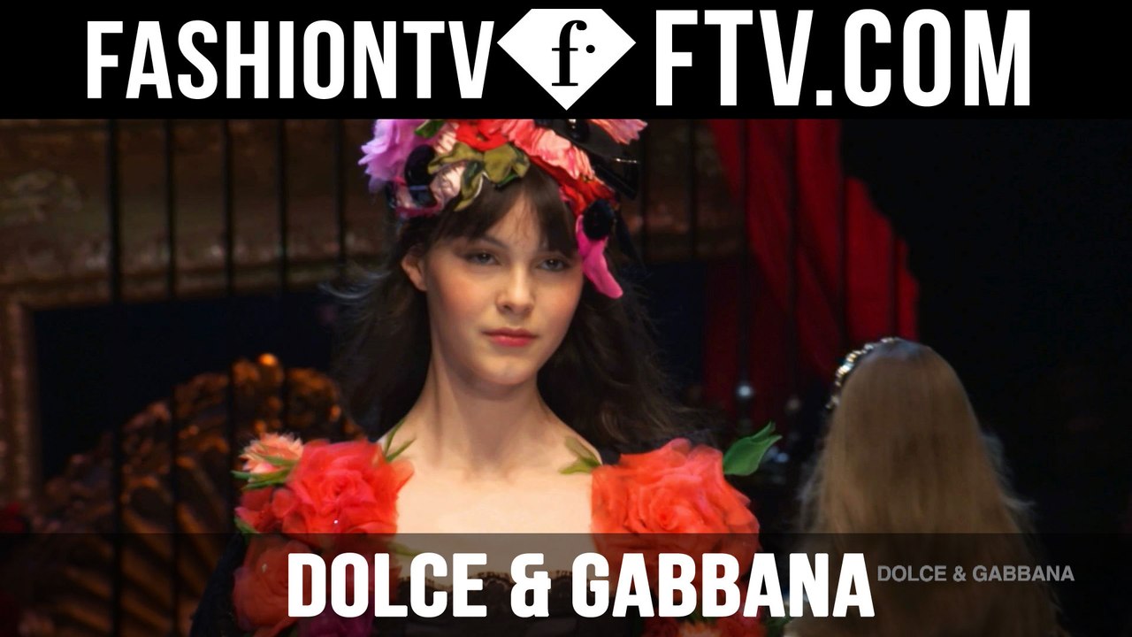 Dolce & Gabbana Runway Show at Milan Fashion Week F/W 16-17 | FTV.com