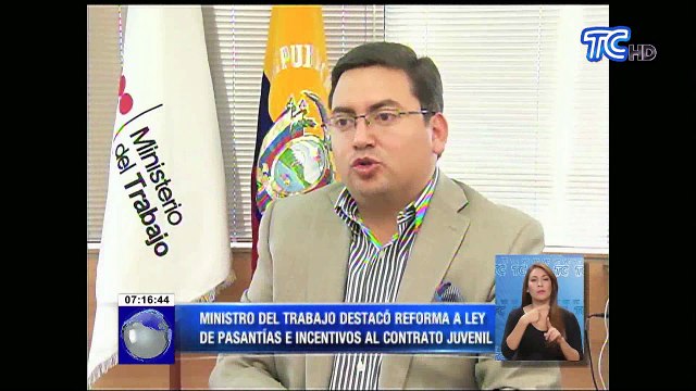 Ministro de Trabajo destacó reforma a ley de pasantías e incentivos al contrato juvenil
