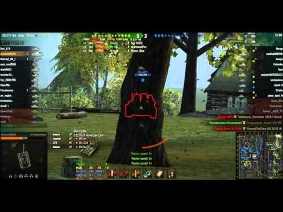 World of Tanks O-I experimental, 7 kill loss