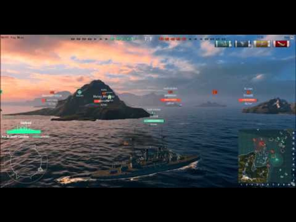 World of Warships 72k torpedo damage in an Isokaze