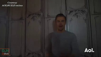 Derek Hough on AOL Build Show - Promo video for Disneyland 60 - February 17, 2016