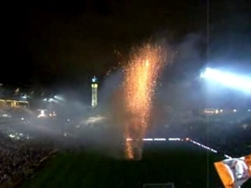 OM SEDAN feu d'artifice musique ligue des champions