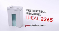Destructeur de documents IDEAL 2265