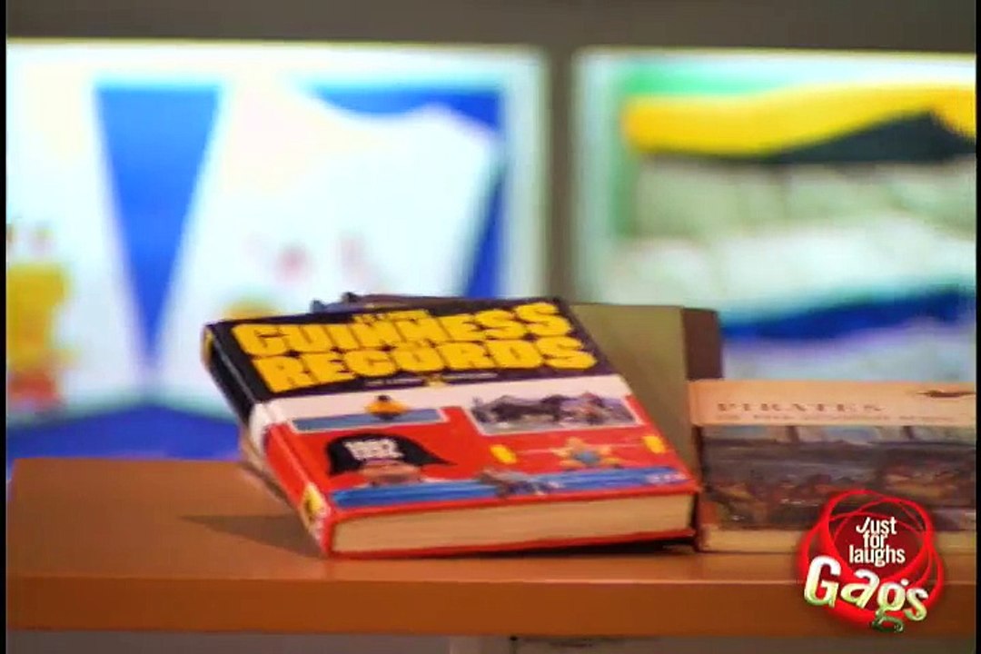 Startling book prank