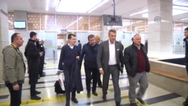 Beşiktaş Kafilesine Coşkulu Karşılama
