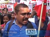 Student unions protest in Delhi demanding Kanhaiya s release