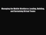 PDF Managing the Mobile Workforce: Leading Building and Sustaining Virtual Teams  EBook