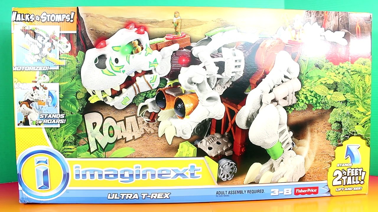 Imaginext Ultra T-Rex 2 12 Feet Tall Walks & St...
