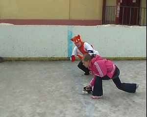 Кёрлинг в Агаповке. Команда КВН ШОК (АСОШ №1)