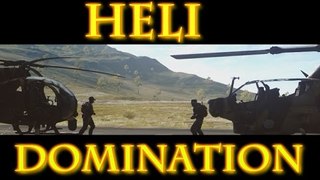 Heli Domination | BF4 Golmud Railway Scout + Attack Heli Team Up