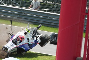 Canada 2007 Kubica HUGE crash Dutch Commentary