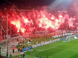 Gate 4 on Fire PAOK Fans vs olympiakos