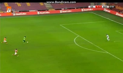 What a missed Chance for Celik - HD - Galatasaray 1 - 1	 Akhisar Genclik Spor - 02.03.2016
