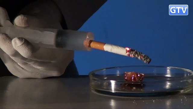 ГОРЕНИЕ САХАРА С ПЕПЛОМ ОТ СИГАРЕТЫ - химические опыты