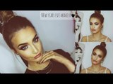 GRWM: New Years Eve Makeup Tutorial 2015 | Glitter Smokey Eye