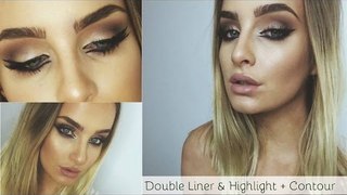 GRWM - Double Liner & Highlight + Contour | Aoife Conway Makeup