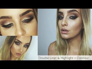 GRWM - Double Liner & Highlight + Contour | Aoife Conway Makeup