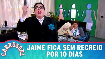 Jaime fica sem recreio por 10 dias