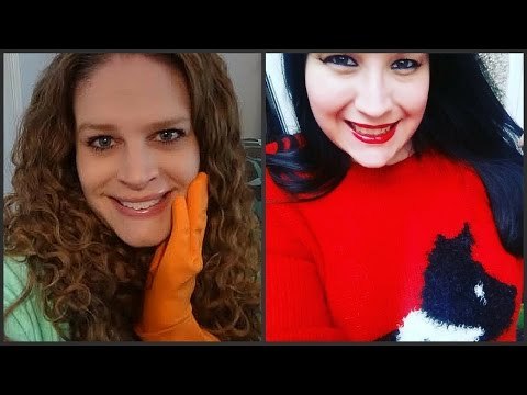 ♥ASMR♥ Rubber & Latex Gloves + Unintelligible Whispering ~A Tingly Collab With MinxLaura123~