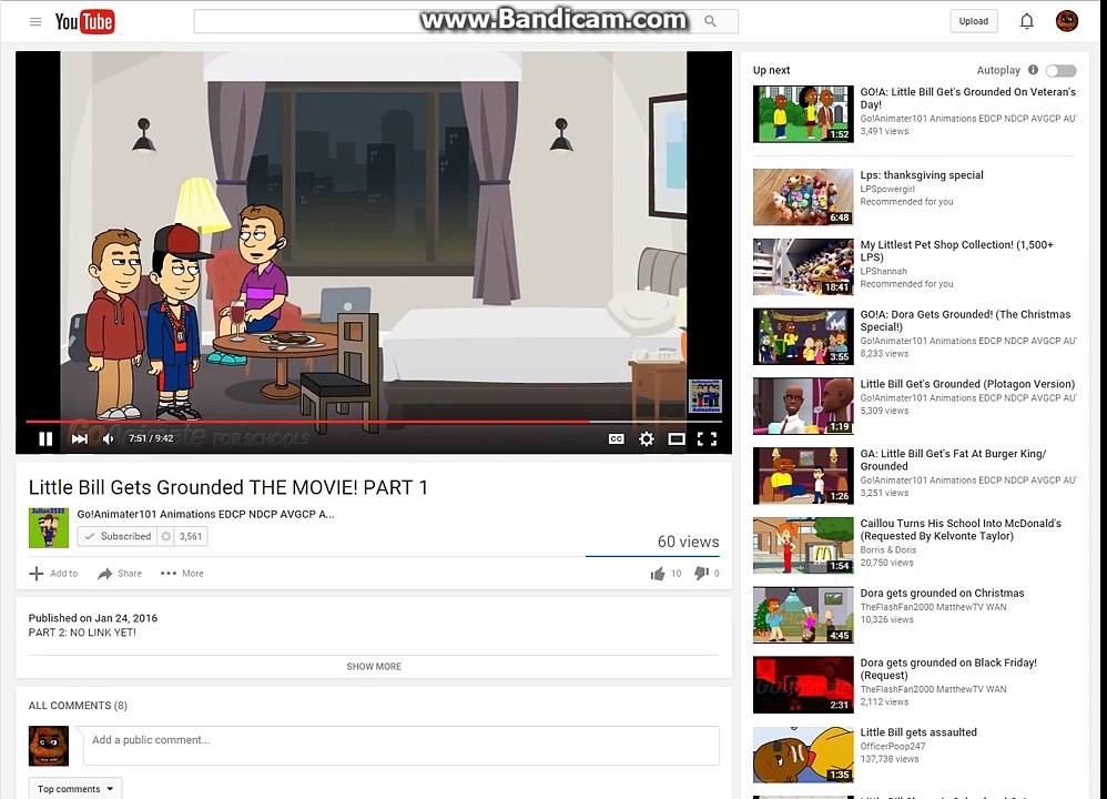 My React Episode 788: Little Bill Gets Grounded Movie Part Two