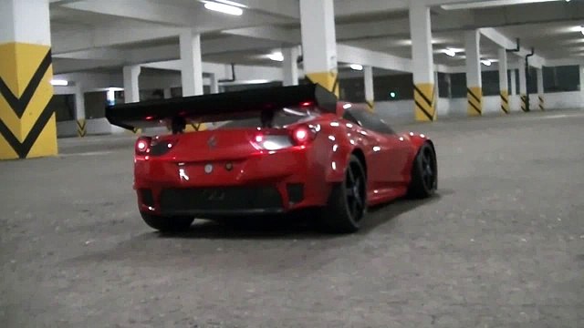 AUDI R8 UNSTOPPABLE IN POLICE SUPER CAR GT2 CHASE KYOSHO RC