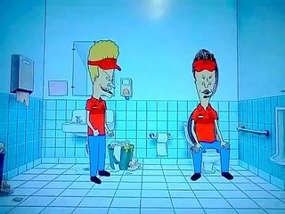 Beavis and Butthead- Bathroom break