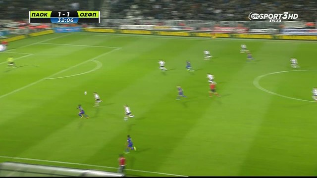 ΠΑΟΚ - Ολυμπιακός: Το σπρώξιμο στον Φορτούνη