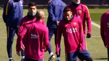 Barça - Suarez, Neymar et Mascherano jouent à la bagarre
