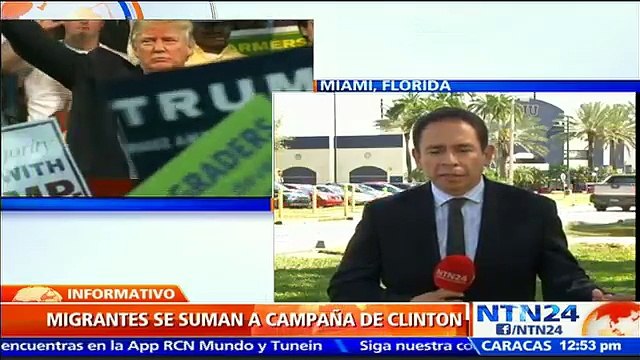 Organizaciones que defienden derechos de los indocumentados en EE.UU. fortalecen campaña de Hillary Clinton